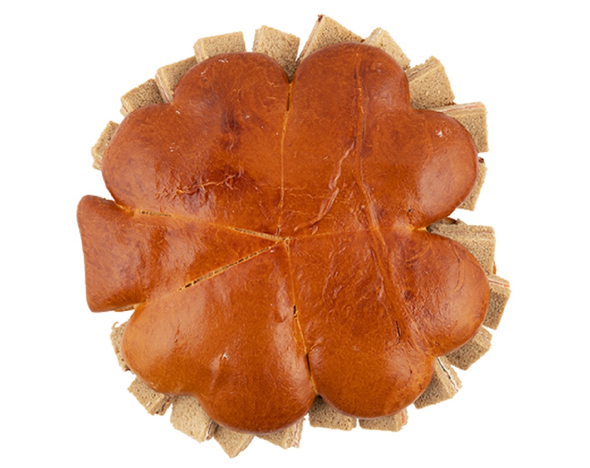 Motivbrot Kleeblatt mit Classic-Füllung