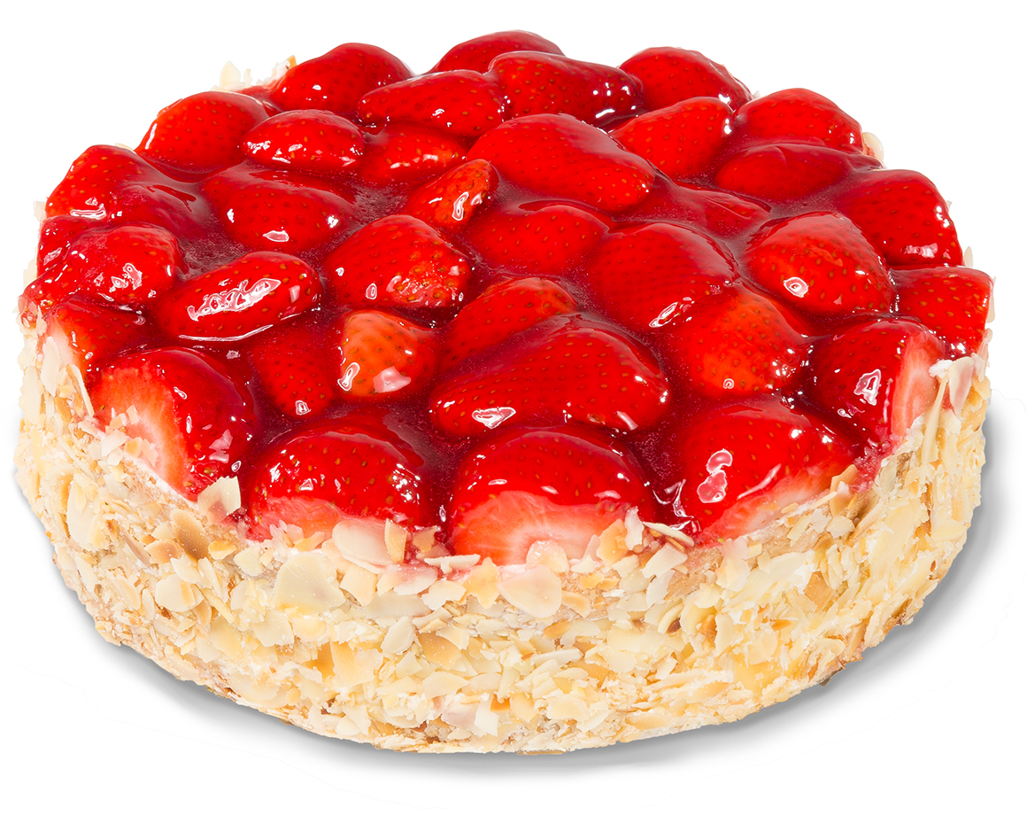 Tourte aux fraises et crème