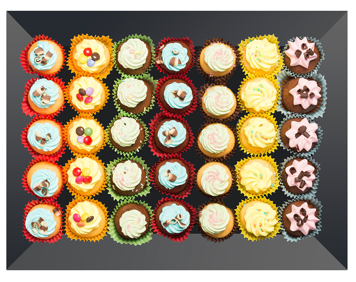 Plateau de mini-cupcakes