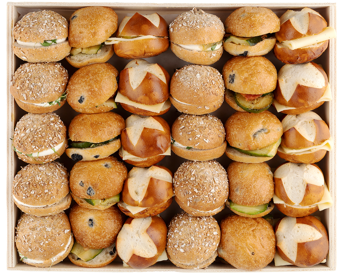 Plateau de sandwichs végétariens